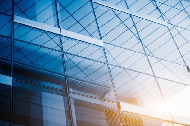 istock Detail glass building background 870342110