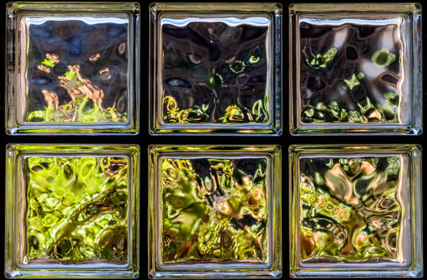 Distorted reflections on metallic wall panels. Shot with a 35-mm full-frame 61MP Sony A7R IV.