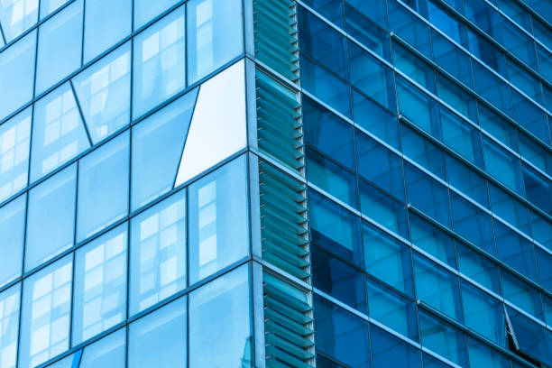 istock Detail glass building background 870348814
