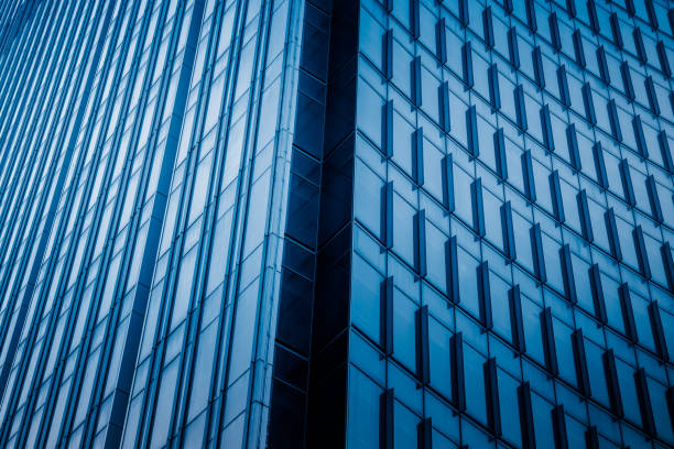 istock Detail glass building background 870358640