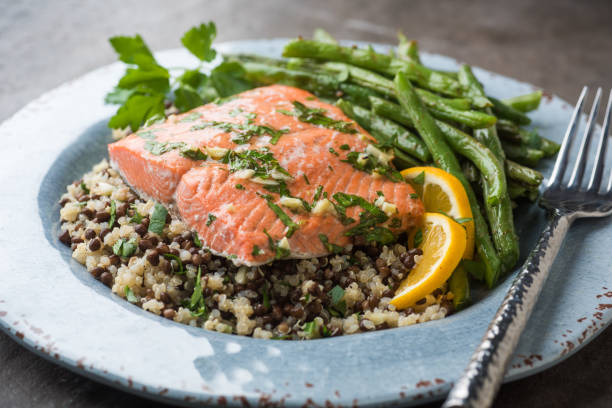 Salmon and Green Beans