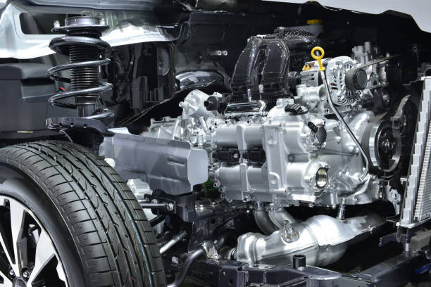istock Detail of a car engine 870377764
