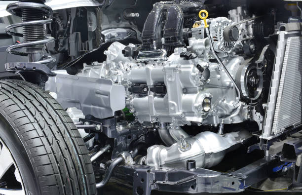 istock Detail of a car engine 870381802