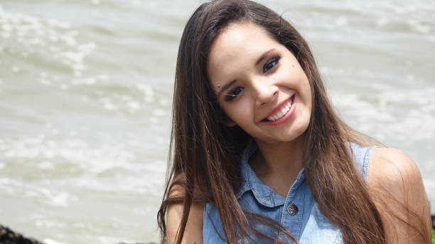 istock Happy Girl At Ocean 870381874