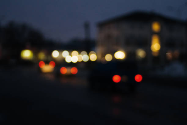 istock Bokeh blurring urban colours concept. 870384414