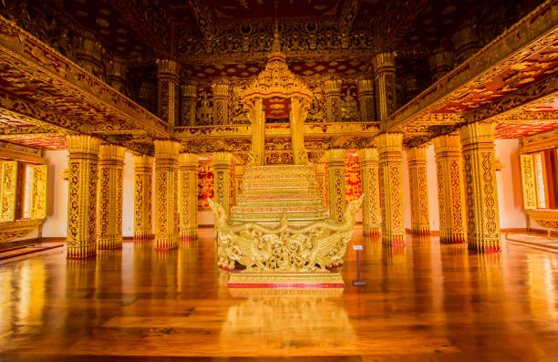 istock Golden Exquisite Sanctuary - Luang Prabang, Laos 870387748