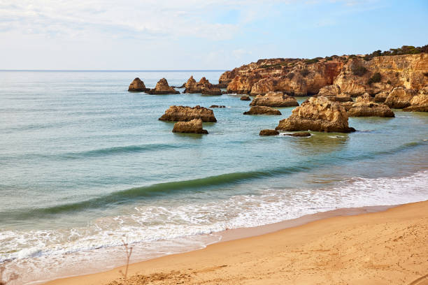 istock Beach of Algarve and Atlantic Ocean 870394490