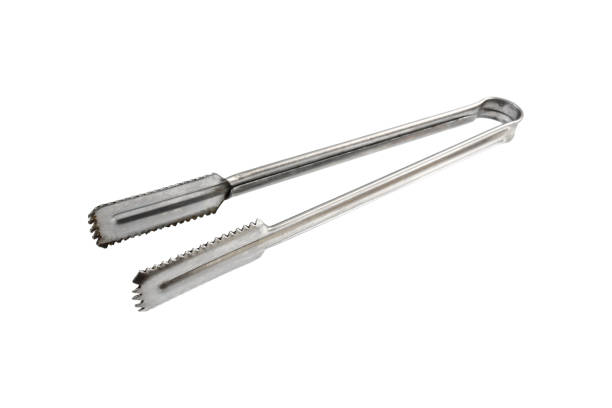 istock stainless steel ice tongs isolated on white 870398992