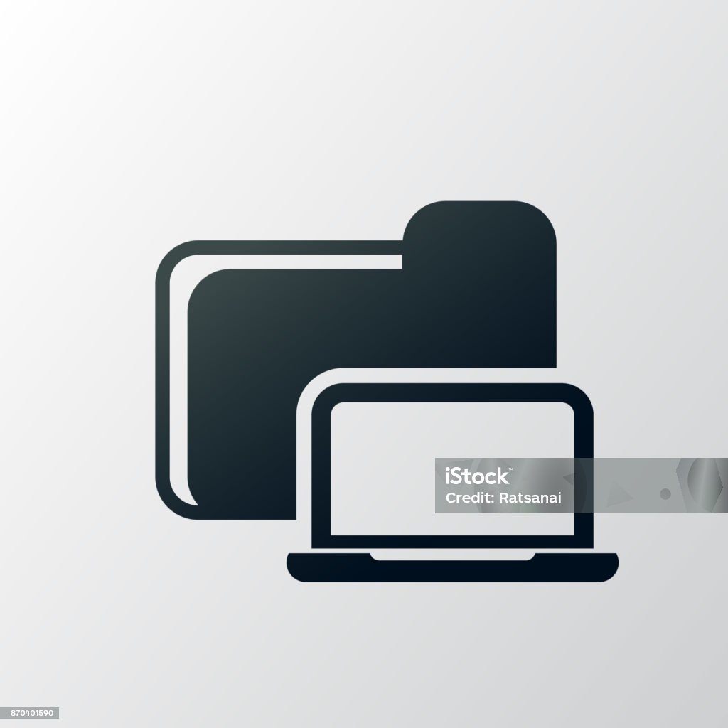 Computer Vector Files File Computer Laptop Stock Illustration - Download Image Now - Computer ...