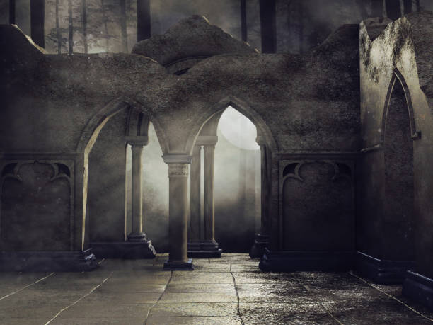 istock Ruins of a stone temple 870405814