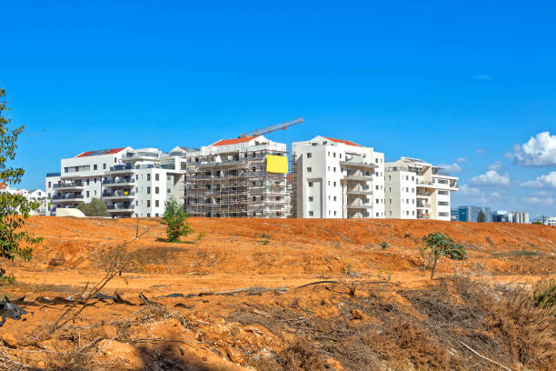 istock Construction of a residential area. 870405844