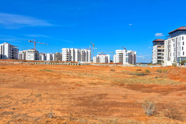 istock Construction of a residential area. 870408308