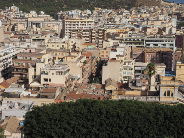 istock Aerial view of Cagliari (hdr) 870412734