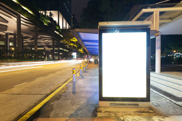 istock blank billboard on street in modern city 870416460