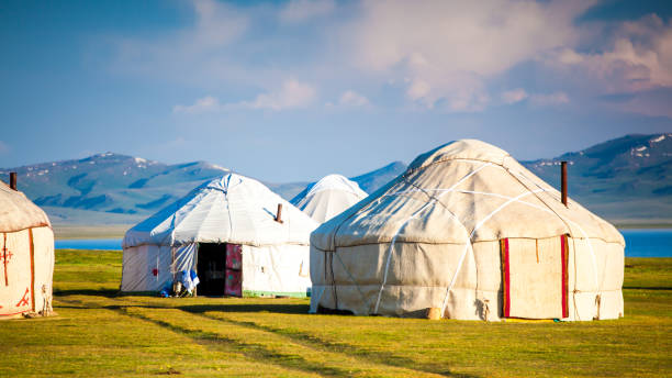 istock Nice Mountains in Kyrgyzstan country 870420286