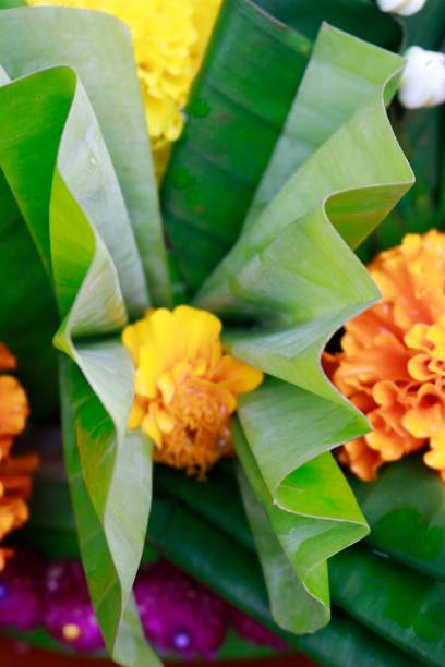 istock Krathong make by banana leave vessel 870434468