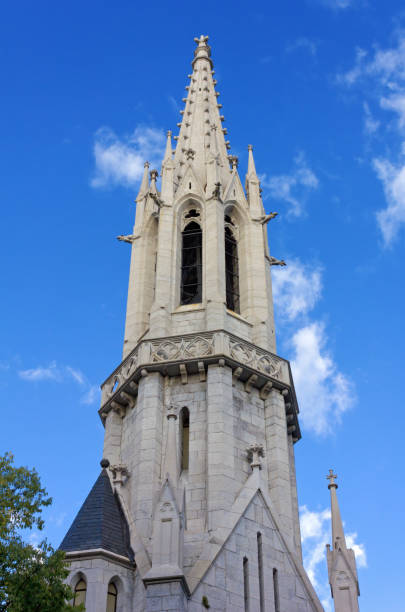istock Evangelical Lutheran Church's Belfry in Trieste 870438904