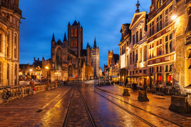 istock Saint Nicholas' Church, Ghent 870449088