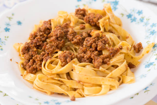 istock Tagliatelle Bolognese sauce from Italy 870450184