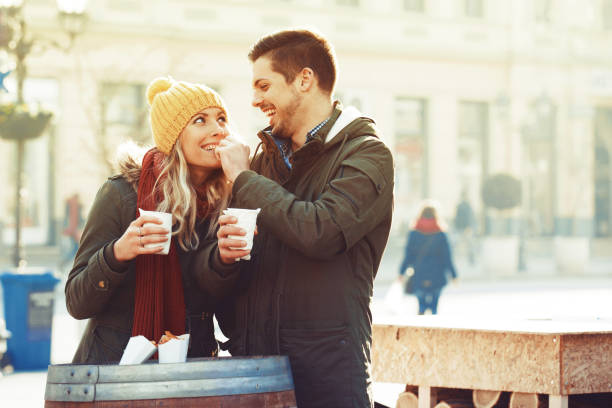 istock Couple Enjoying Christmas 870464526