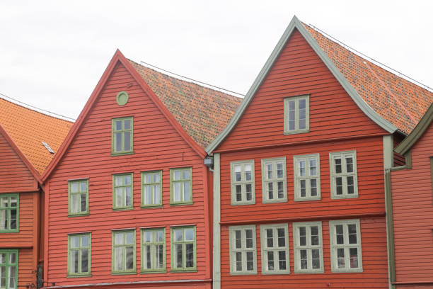 istock Bryggen street Bergen 870467980