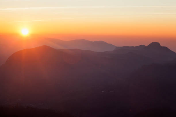 Sunrise over Adam's peak, Sri Lanka