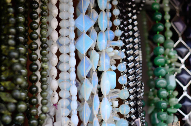 istock Beads made of stone 870488678