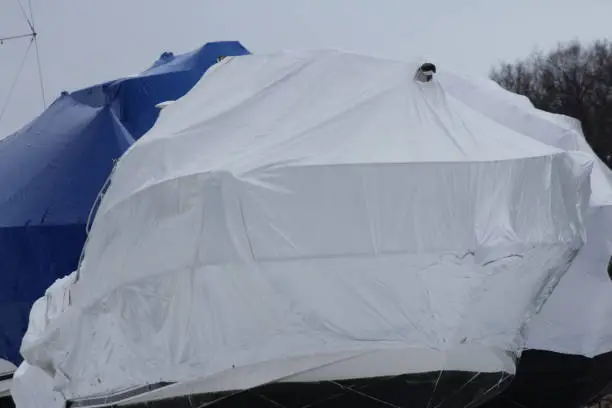 Photo of Boat-Winter Wrapped