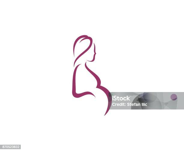 Pregnant Icon Stock Illustration - Download Image Now - Pregnant, Women, Icon Symbol