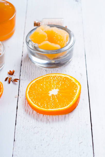 istock Beauty products with orange 870525110