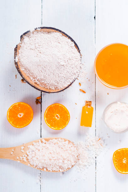 istock Beauty products with orange 870528122