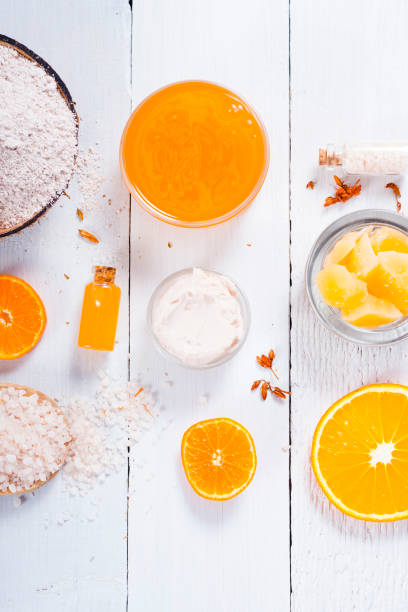 istock Beauty products with orange 870528144