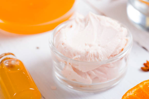 istock Beauty products with orange 870531350