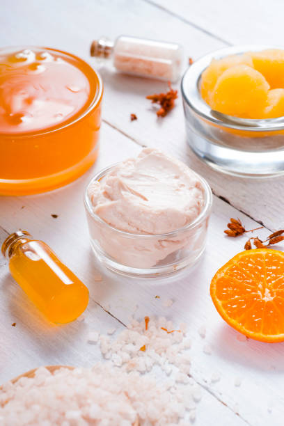 istock Beauty products with orange 870531882