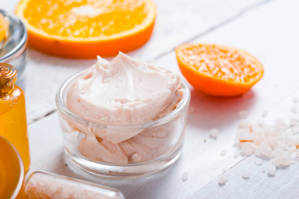 istock Beauty products with orange 870534746