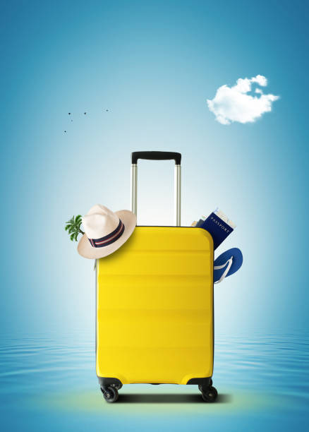 Yellow travel bag
