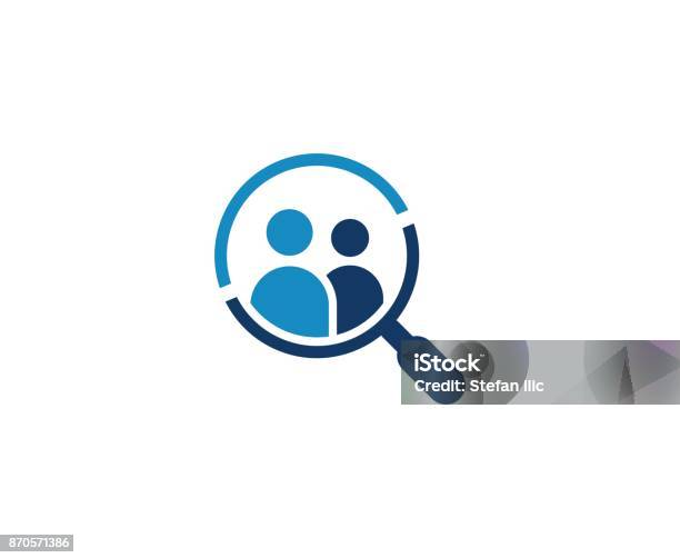 Search Icon Stock Illustration - Download Image Now - Icon Symbol, Recruitment, People