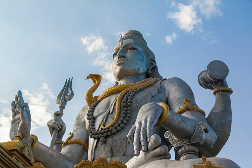 lord shiva Happy Maha Shivaratri greeting card lord shiva statue