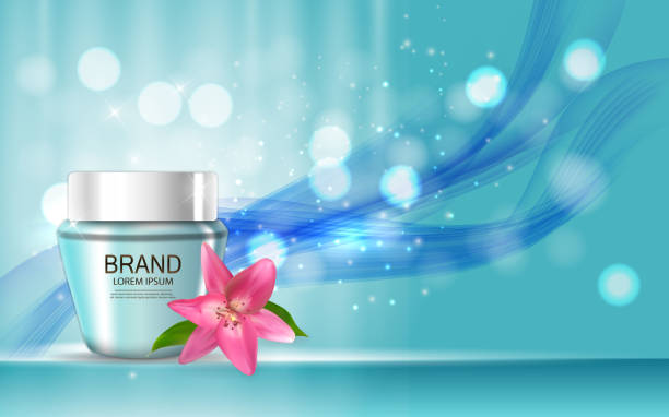 istock Design Cosmetics Product  Template for Ads or Magazine Background. 3D Realistic Vector Iillustratio 870578446