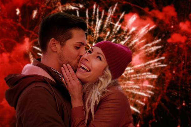 istock Couple Enjoying Christmas 870578772