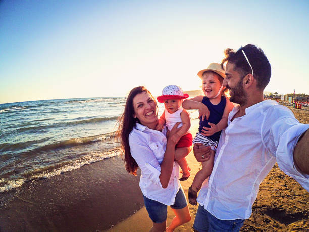 istock Our days on the beach - selfie time 870605988