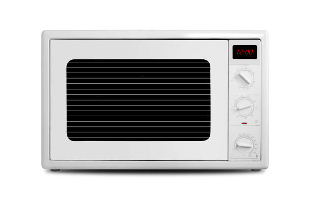 Microwave of my own design isolated on a white background.