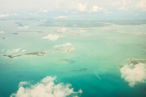 Beautiful Abaco Island, Bahamas in the summertime. Abaco is one of the larger islands in the Bahamian island chain.