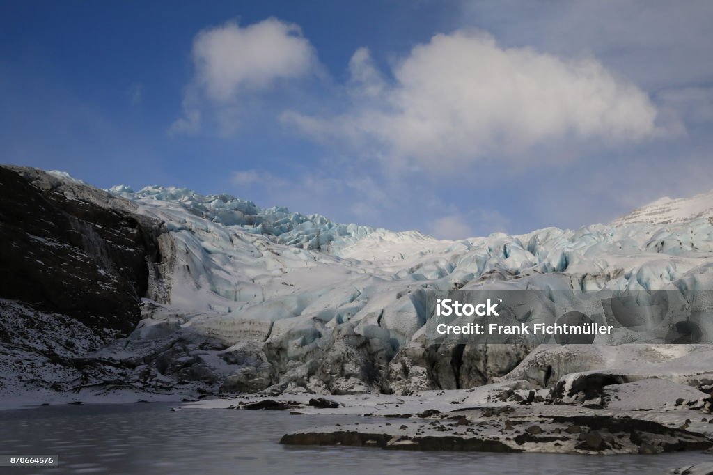 Fláajökull, glacier near Höfn in southeast Iceland Arctic Stock Photo