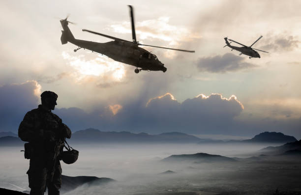 istock Military Mission in the morning 870676420