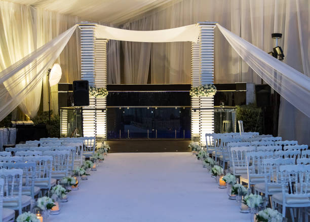 istock Jewish Hupa , wedding putdoor . 870697260