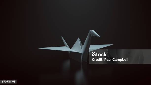 Origami Crane Stock Photo - Download Image Now - Bird, Paper, Crane - Bird