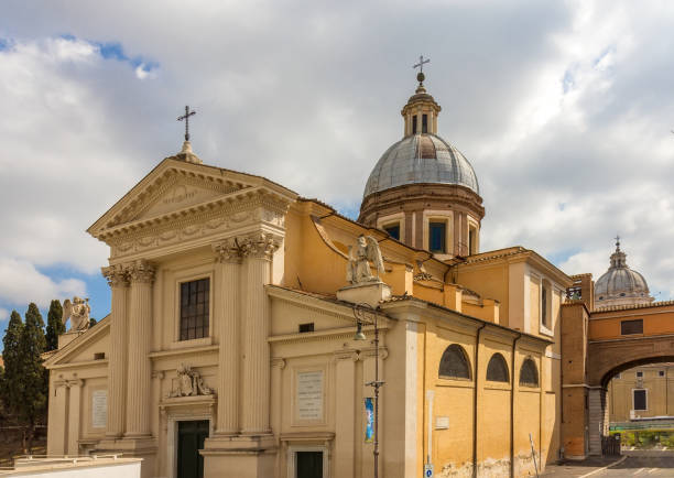 istock Saint Rocco church in Rome, Italy. 870721806