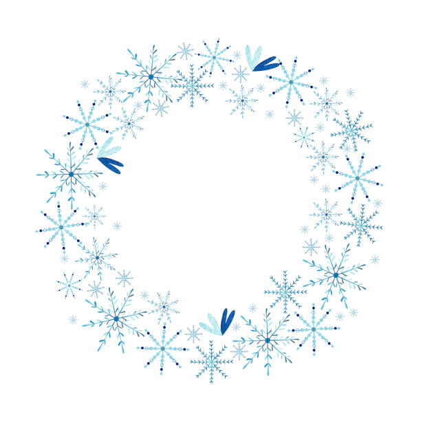 istock Christmas and New Year collection. Watercolor wreath. 870729008