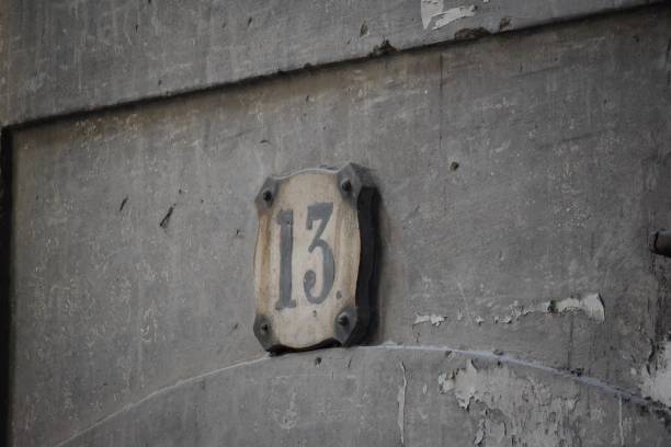 istock number 13 street sign 870745086